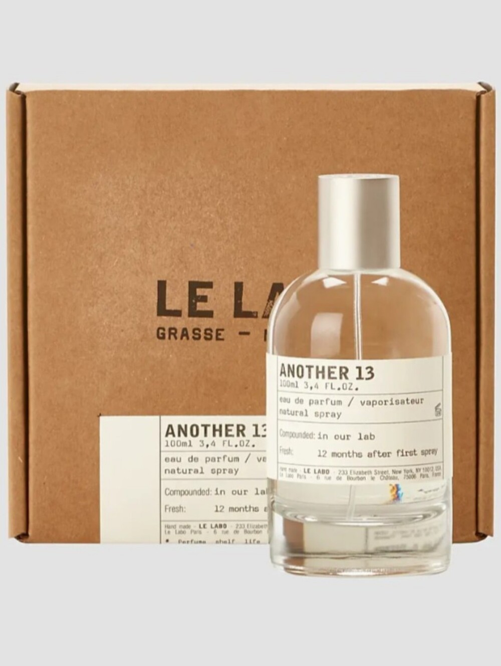 Le Labo Another 13 - 1OOmI Perfume Bottle in Amber and Silver